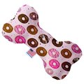 Mirage Pet Products Pink Donuts 8 in. Stuffing Free Bone Dog Toy 1131-SFTYBN8